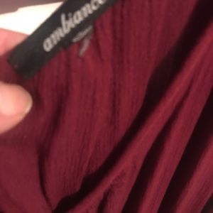 Long shirt cutoff shoulders